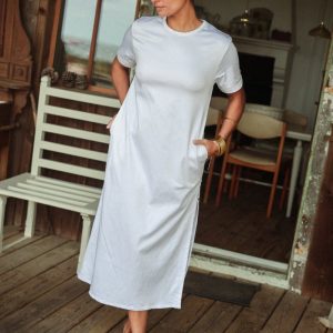 Robe T-SHIRT blanche