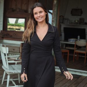 Robe WRAP manches longues