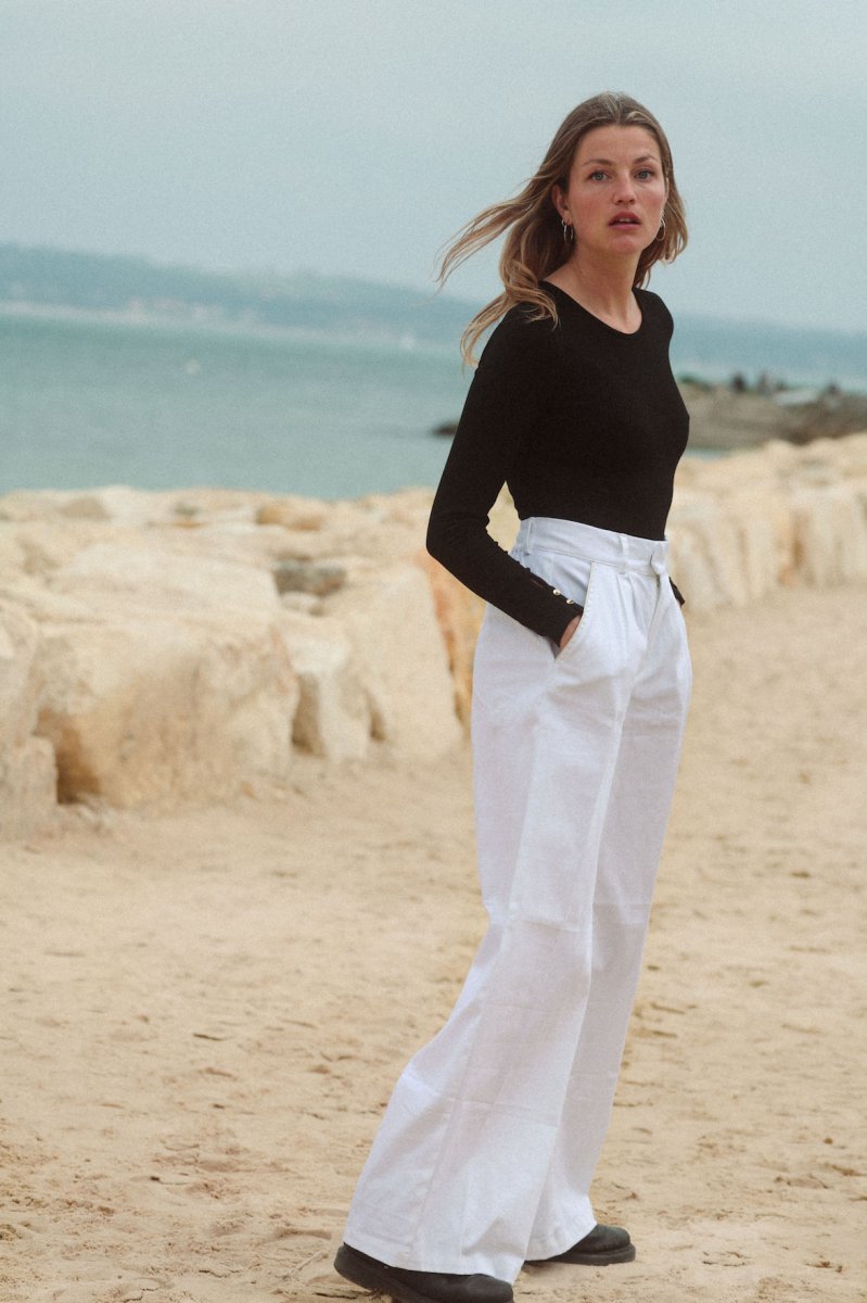 Pantalon TWILL blanc – Image 4