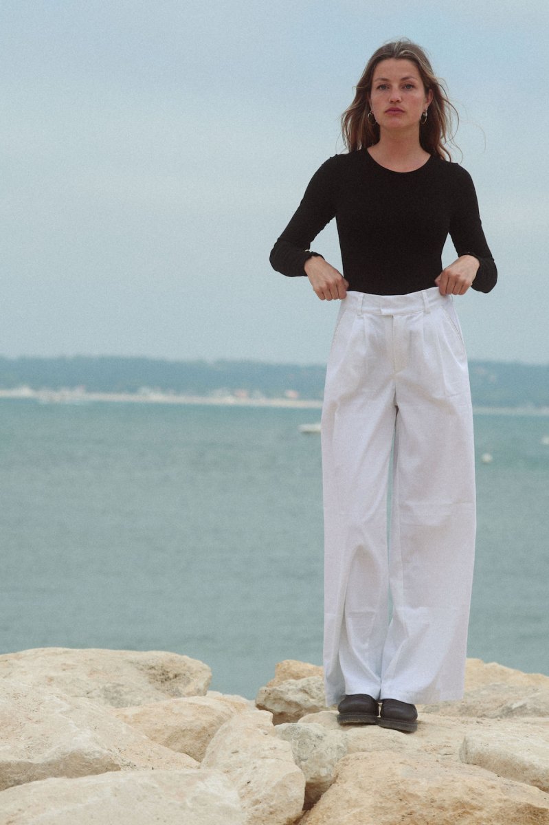 Pantalon TWILL blanc – Image 3