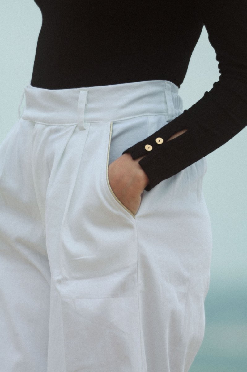Pantalon TWILL blanc – Image 6
