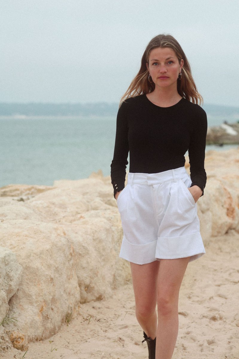 Short TWILL blanc – Image 4