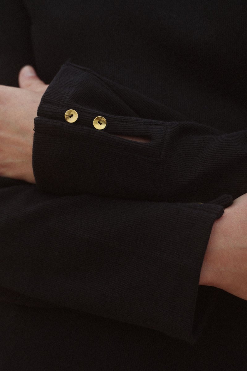 Pull COL LONG noir – Image 7