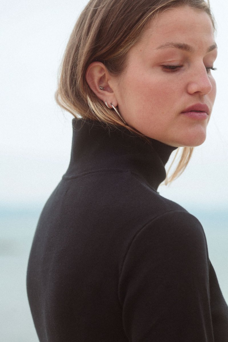 Pull COL LONG noir – Image 6