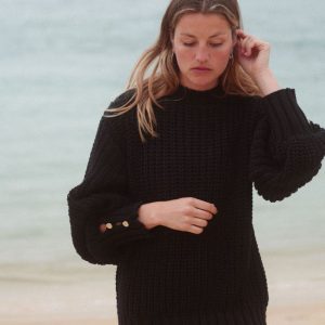 Pull CROCHET noir
