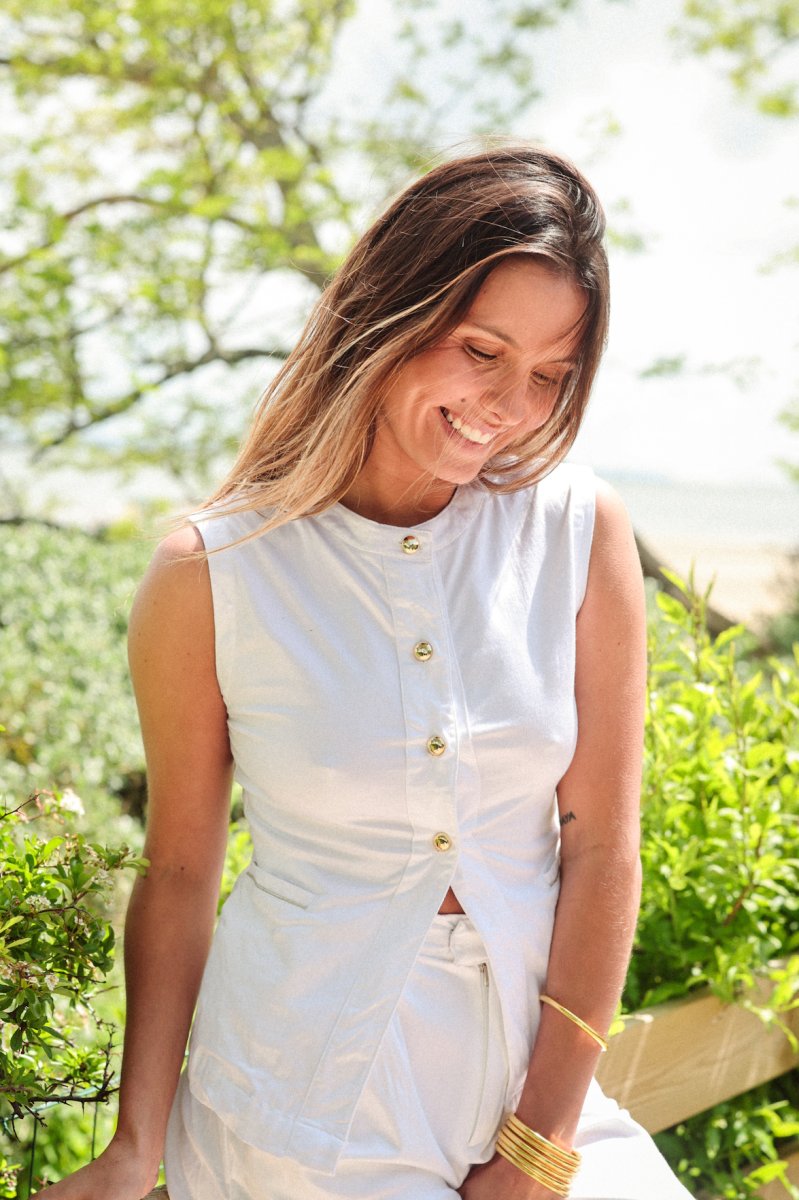 Top VESTE blanc – Image 2