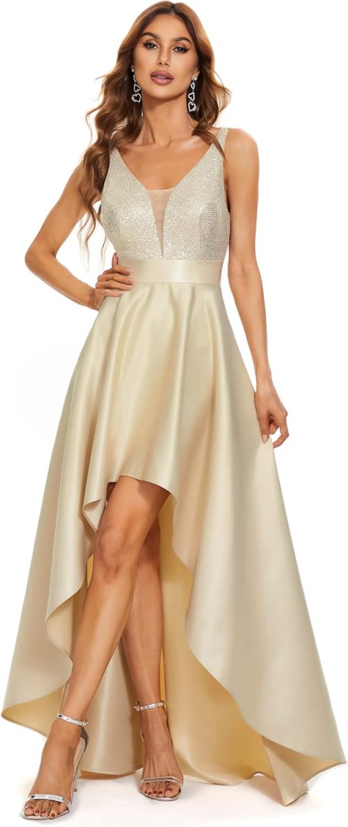 Robe De Mariée Courte Détachable Blanche – Image 3