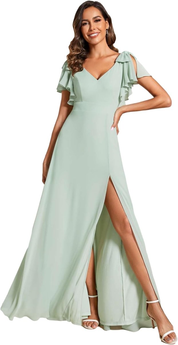 Robe De Mariée 2 En 1 Originale Courte Blanche – Image 3