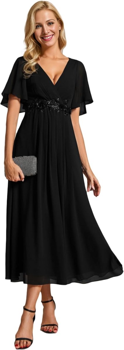 Robe De Mariée Courte Satin Blanche – Image 3