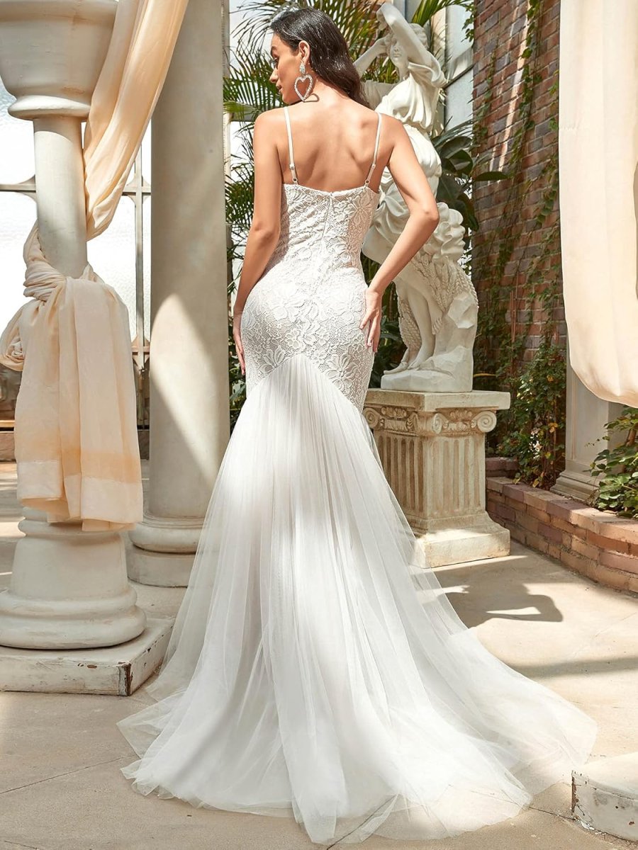 Robe De Mariée Sirène Pailleté – Image 4