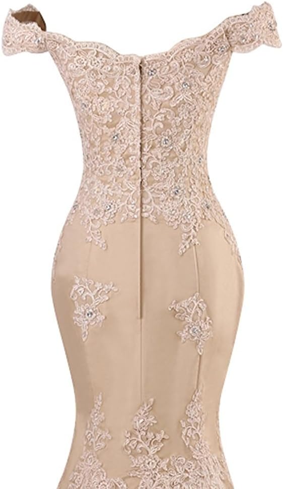 Robe De Mariée Sirène Fendue Blanche – Image 8