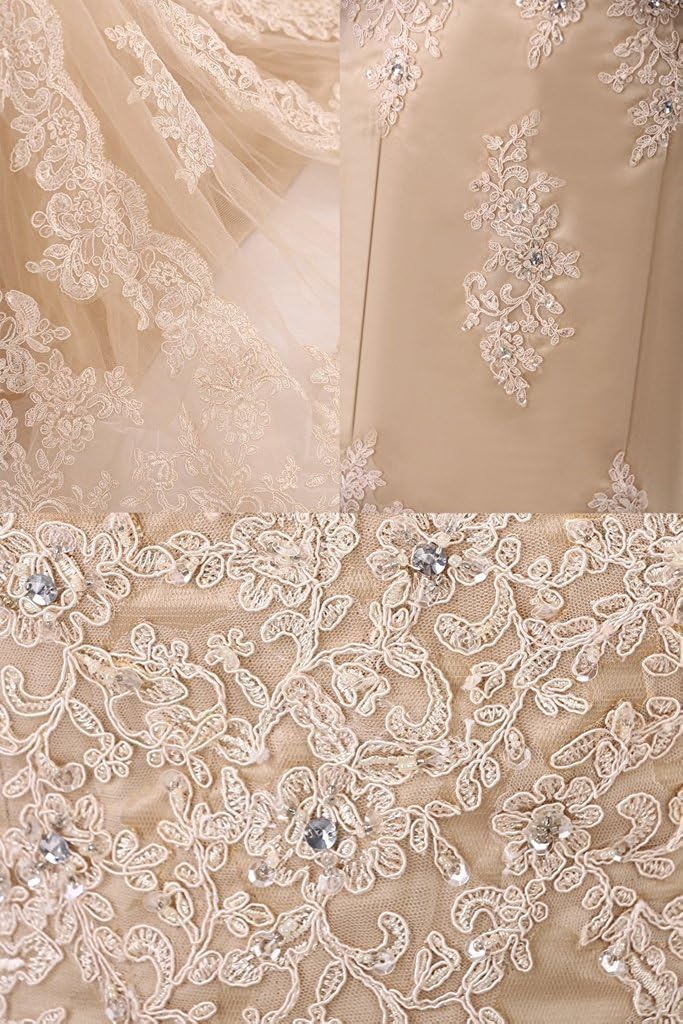 Robe De Mariée Sirène Fendue Blanche – Image 9