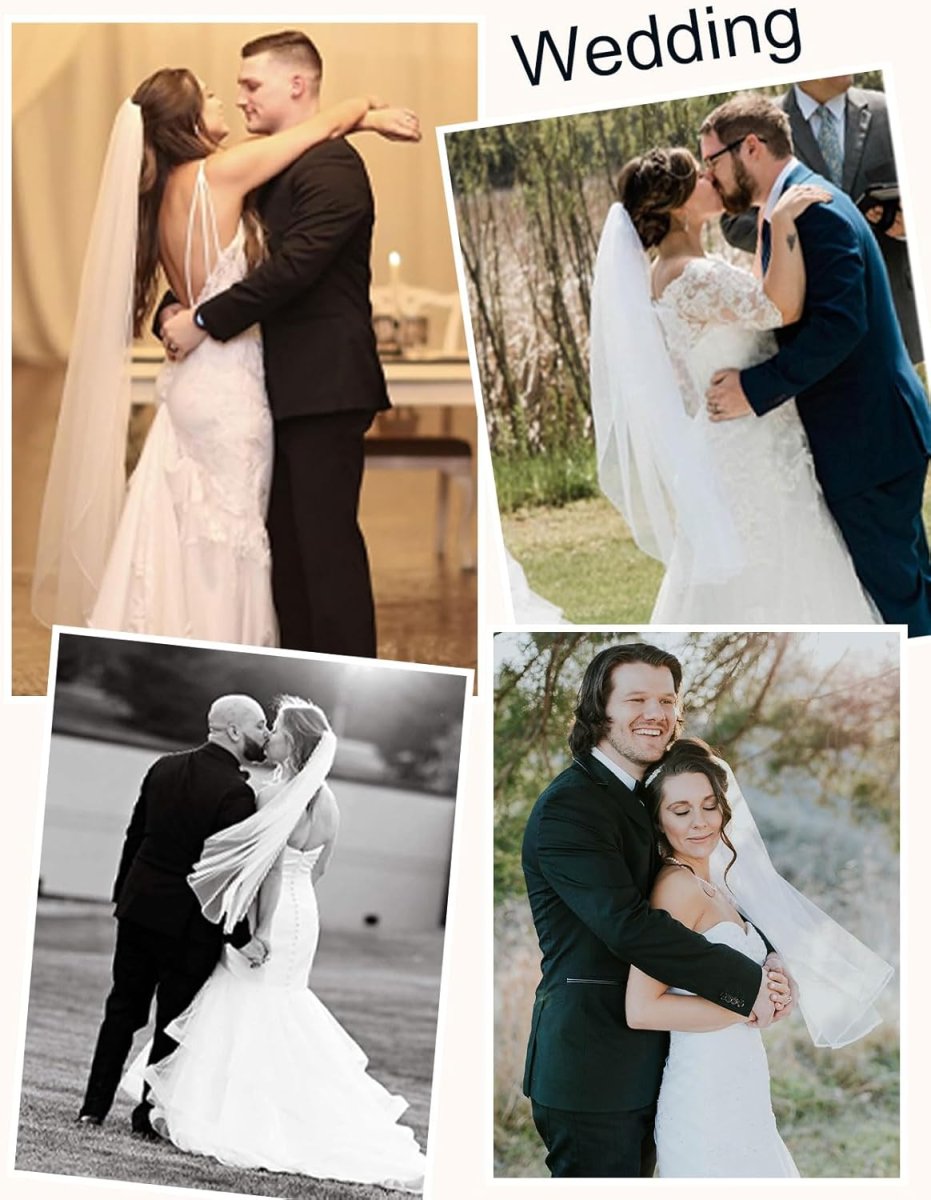 Robe de mariée simple à motifs floraux pailletés – Image 7