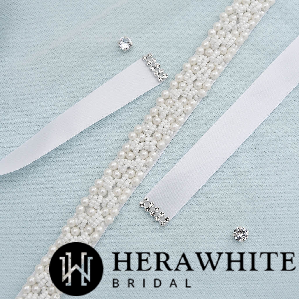 Ceinture de Mariée Perlée – Image 5