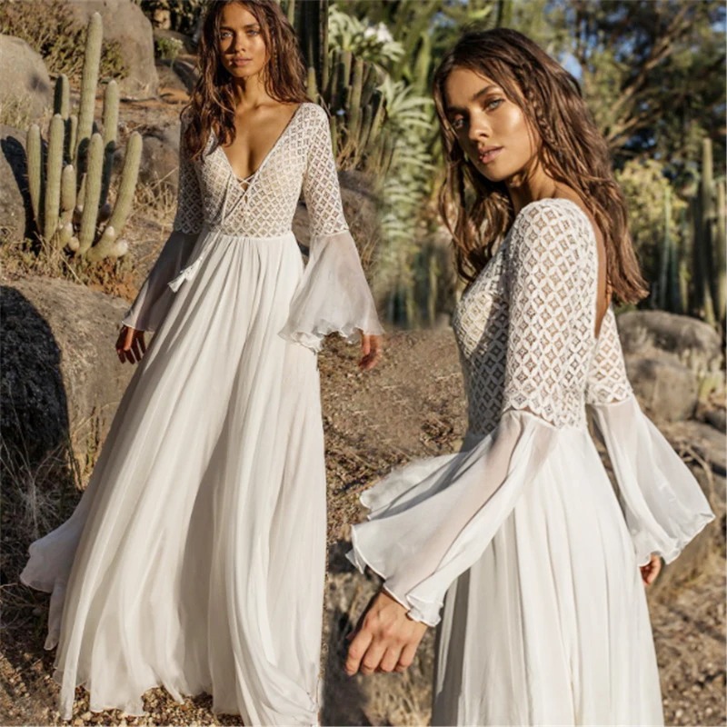 Robe De Mariée Style Bohème – Image 3