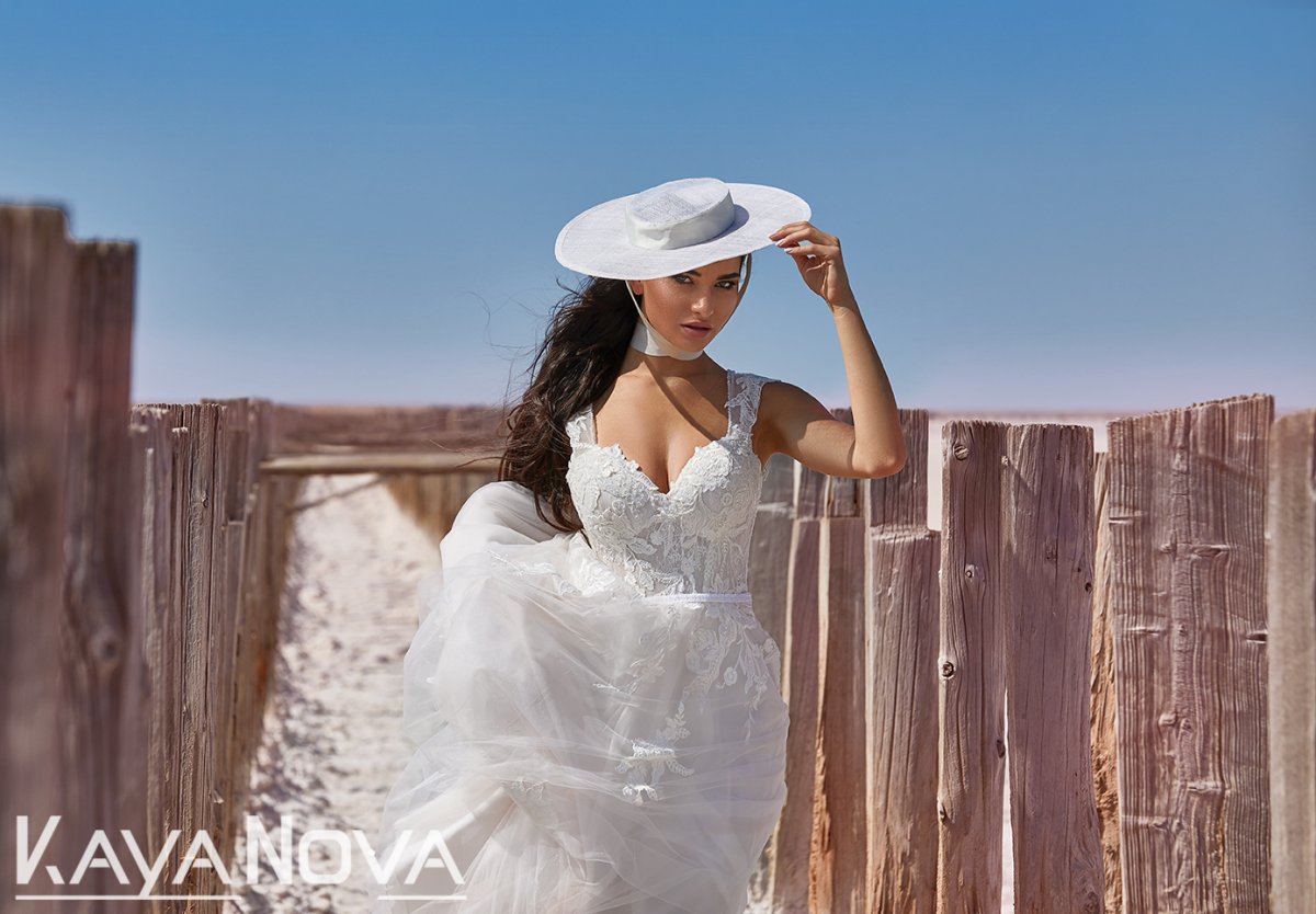 Robe De Mariée Dos Ouvert Blanche – Image 4