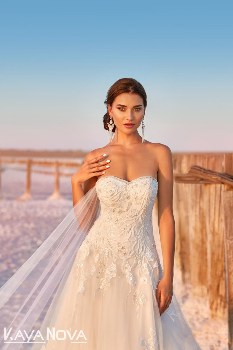 Robe De Mariée Longue Traîne – Image 4