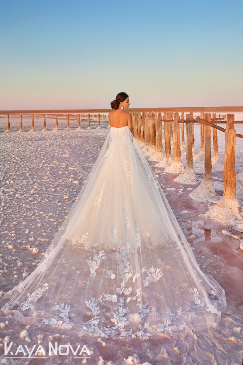 Robe De Mariée Longue Traîne – Image 3