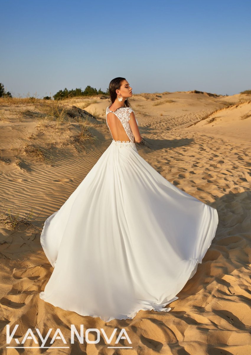 Robe De Mariée Dentelle A Bustier – Image 3