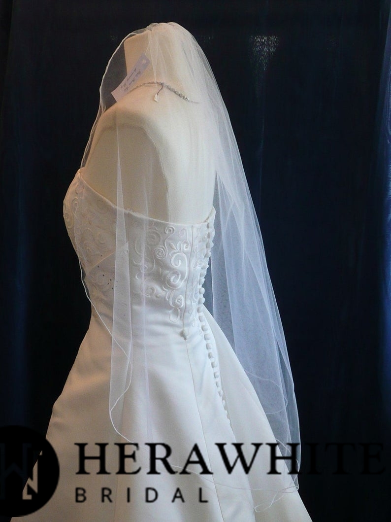 Voile de Mariée Court – Image 4