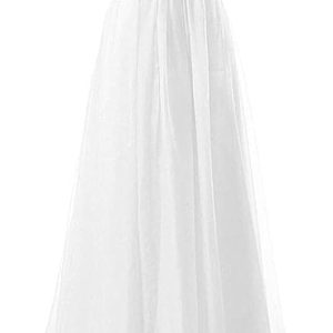 Robe De Mariée Fendue Fines Bretelles Blanche