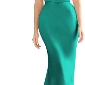 Robe de mariée col V plongeant dentelle brodée argentée avec traîne