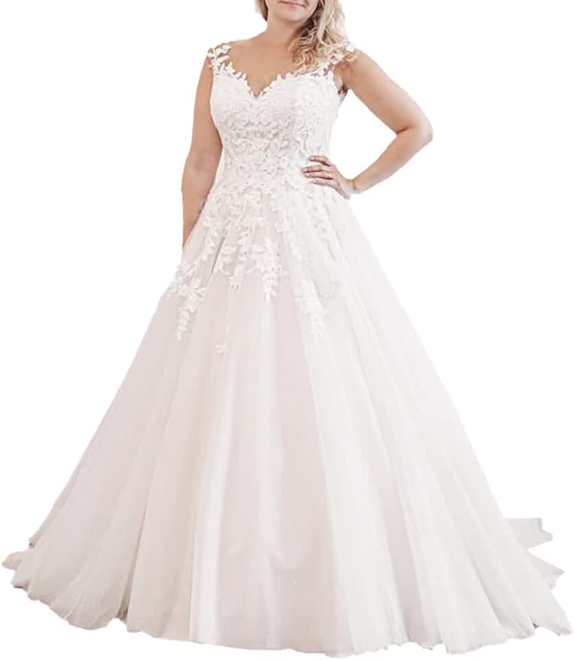 Robe De Mariée Grande Taille Perles