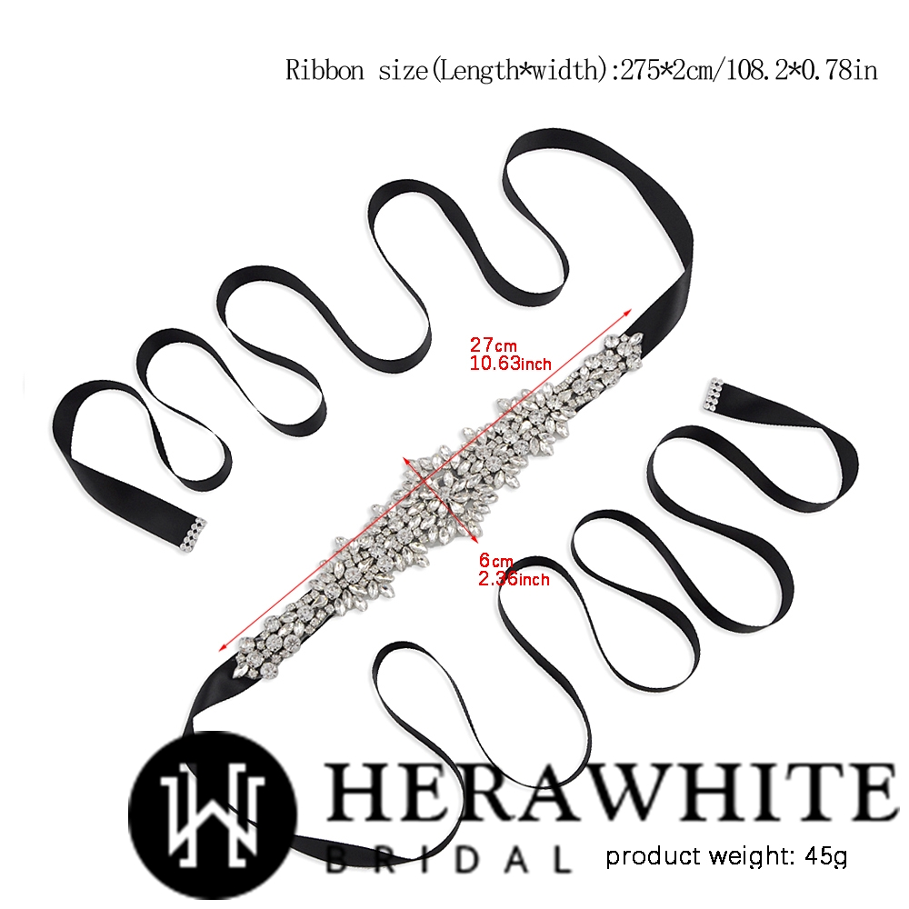 Ceinture de Mariée Princesse Cristaux Scintillants – Image 8