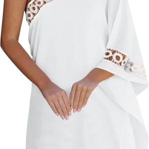 Robe Blanche Courte Devant Et Longue Derrière