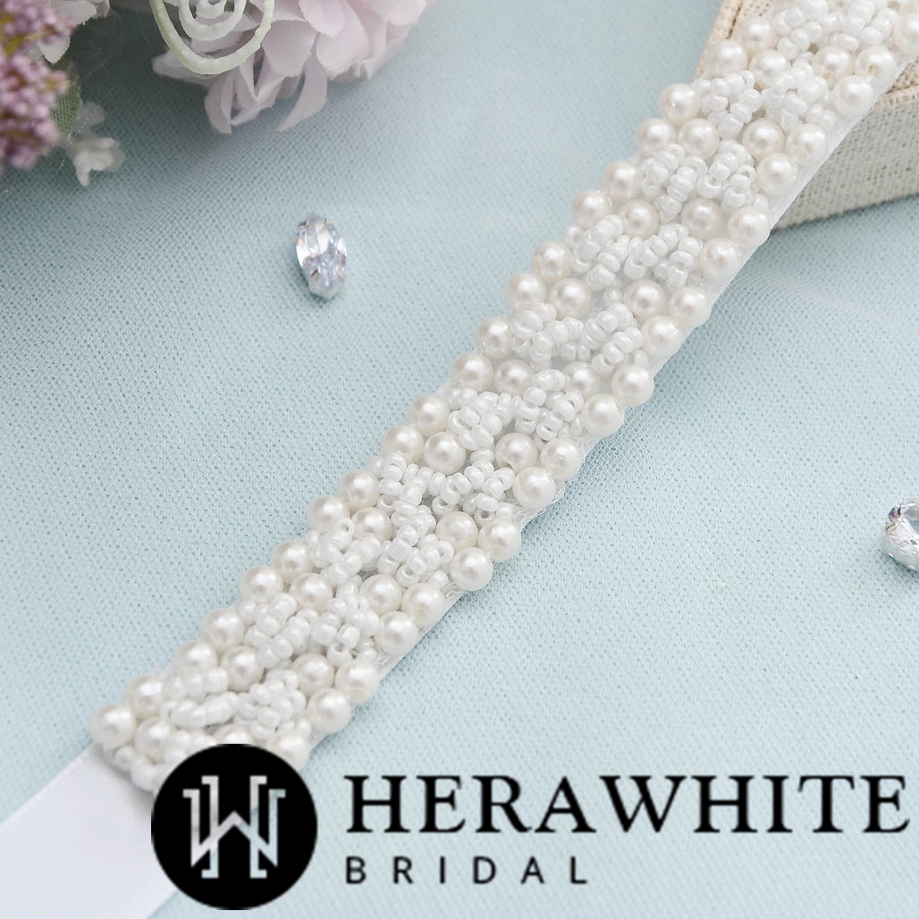 Ceinture de Mariée Perlée – Image 4