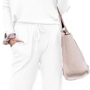 Survêtement Sport Femme 2 pièces Sweatshirt et Pantalon