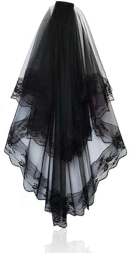 Voile de Mariée Long A Dentelle – Image 2