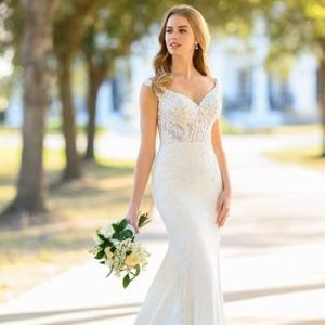 Robe De Mariée Bohème Dos Nu Et Dentelle Blanche