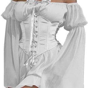 Robe Bustier Blanche Courte