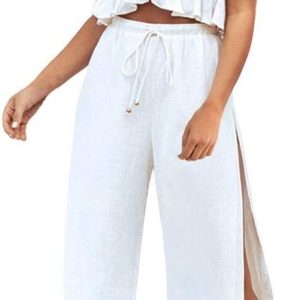 Jumpsuit Été femme, 2 pièces à col V profond