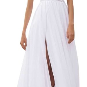 Robe De Mariée Bohème En Dentelle Blanche