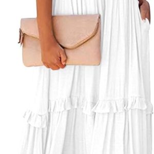 Maxi Robe Blanche Boheme