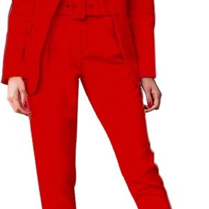 Tenue Chic en 2 Pièces Slim Fit pour la Dame Élegante