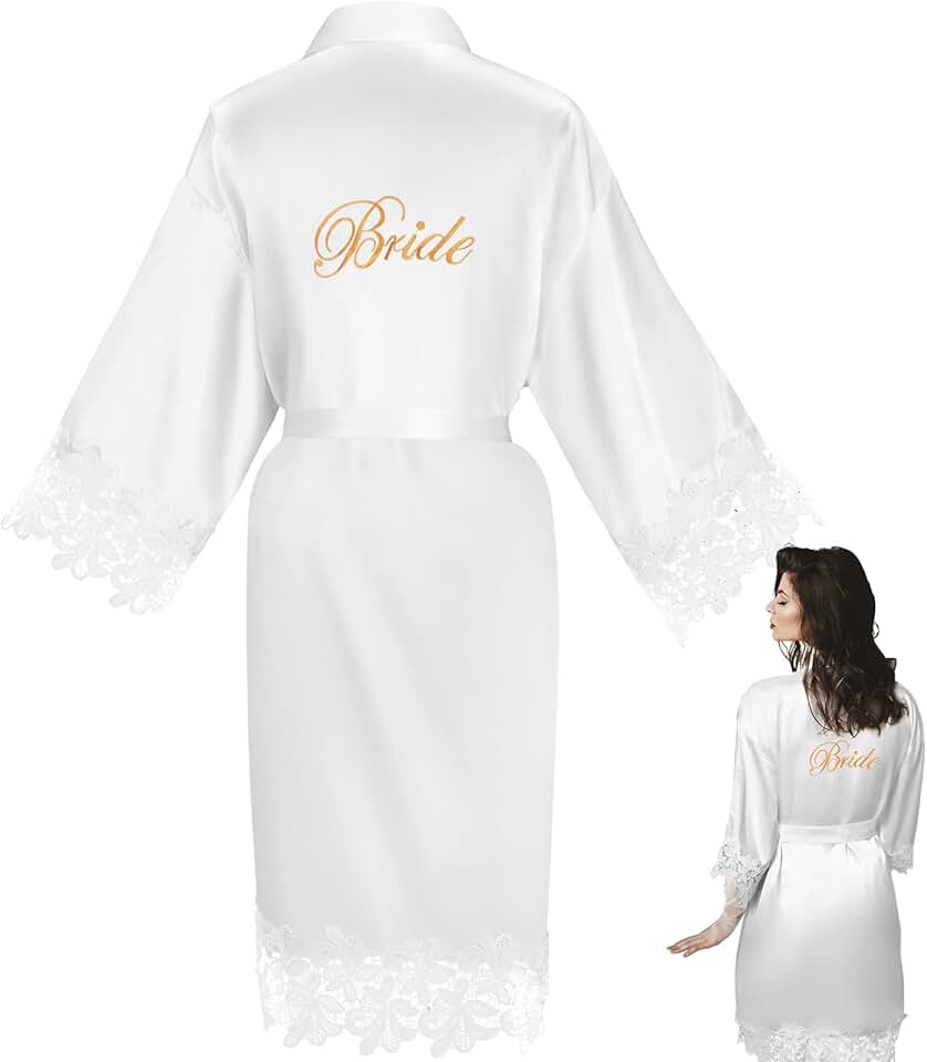 Robe De Mariée Courte Dentelle Florale Blanche