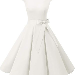 Robe De Mariée Courte En Tulle Blanche