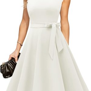 Robe Blanche Chic Courte
