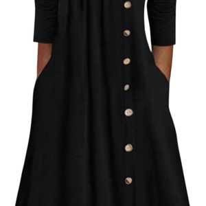 Robe Chic et Élégante avec Fleur