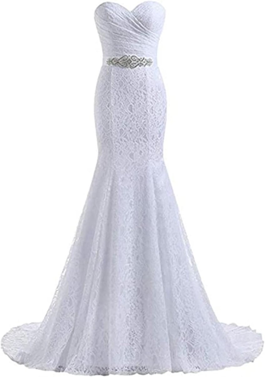 Robe De Mariée Romantique Blanche – Image 3