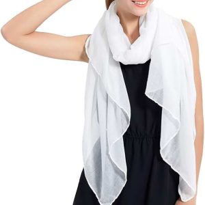 Châle Blanc Long