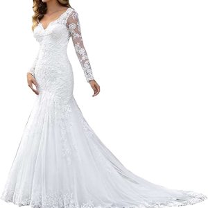 Robe De Mariée Sirène Avec Cape