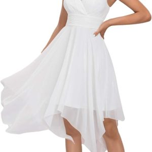 Robe De Soirée Blanche Courte