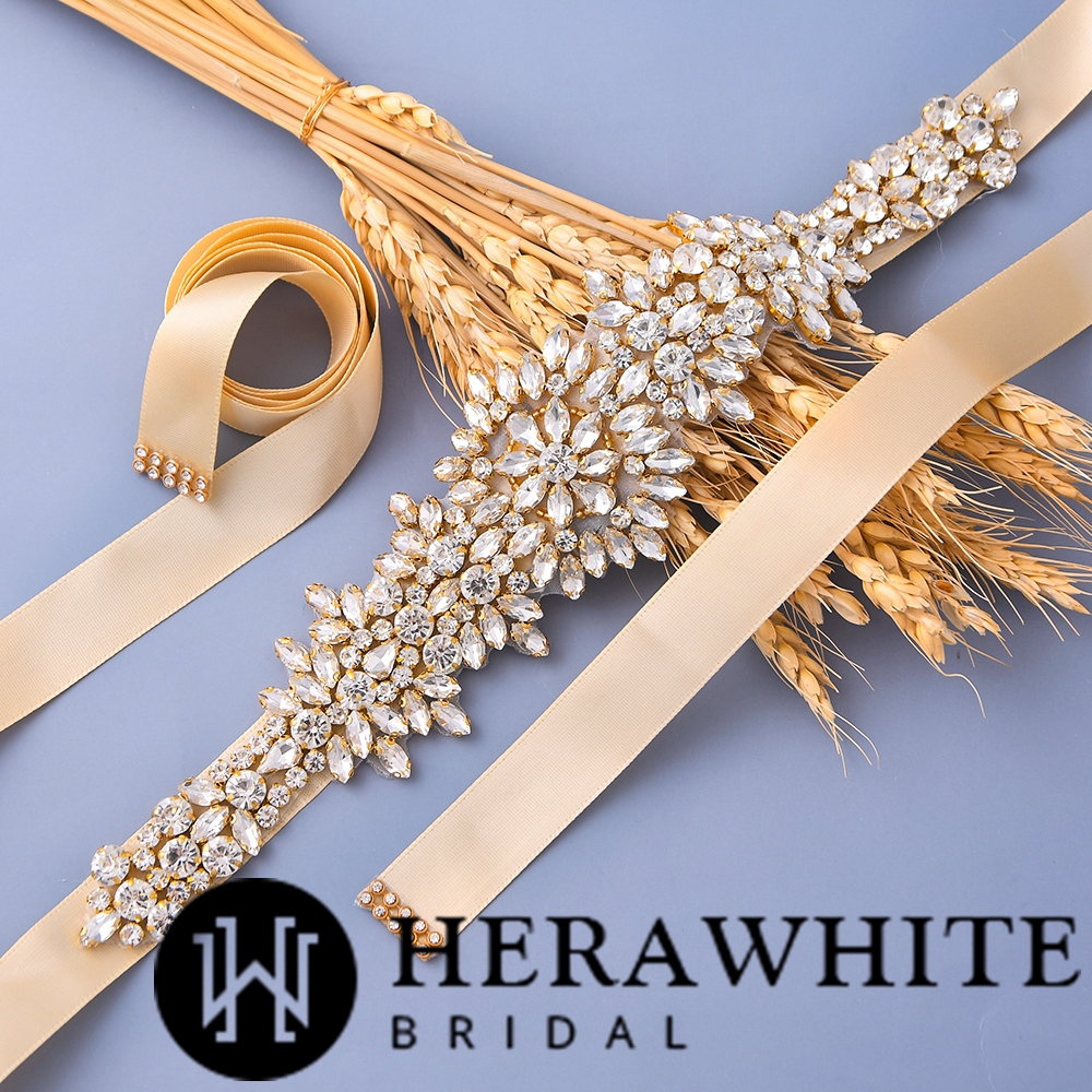 Ceinture de Mariée Princesse Cristaux Scintillants – Image 6