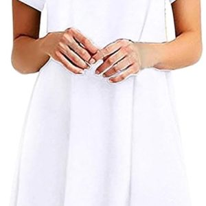 Robe Blanche Courte Été