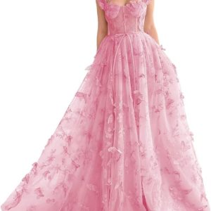 Robe De Mariée Princesse Manche Longue Dentelle