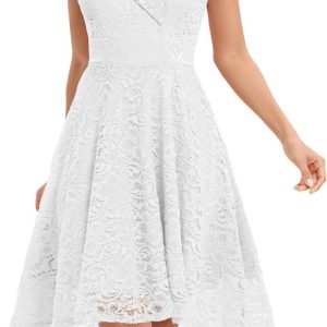 Mariage Civil Robe De Mariée Courte Blanche